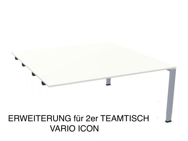 Vario ICON Erweiterung Teamschreibtisch 4-Fuss