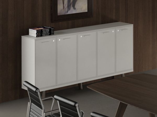 Bralco RAIL Sideboard 200,7x40x102,5 mit 5 Türen mit Schloss