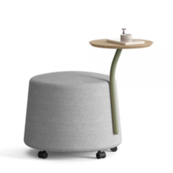 Actiu Cuff Hocker mit Tisch auf Rollen