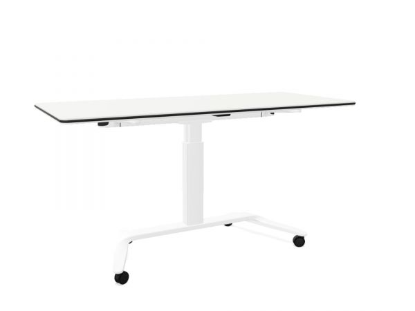 Actiu Talent 500 Schreibtisch klappbar, höhenverstellbar, rollbar mit Whiteboard in 160x69 cm