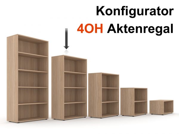 Aktenregal Selection 4OH - Konfigurator