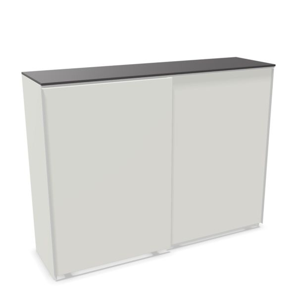 Vario Premium Schwebetürenschrank 3OH in vielen Materialien wie Fenix oder Furnier