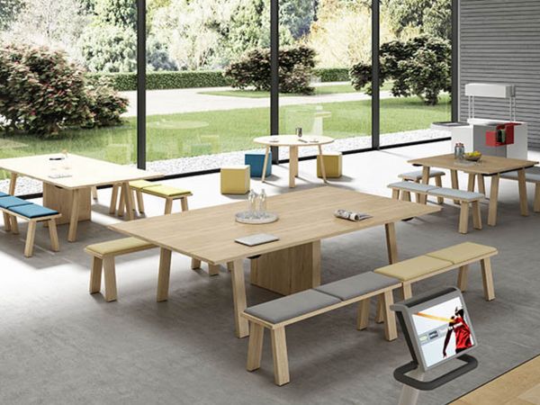 Bralco Take Off Farm Besprechungstisch 276x164 cm rechteckig im Holzdesign