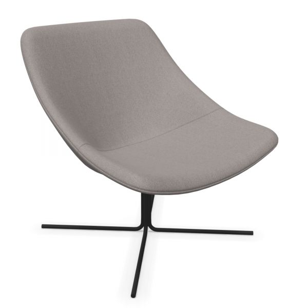 Noti Loungesessel Mishell mit Kreuzgestell niedrig