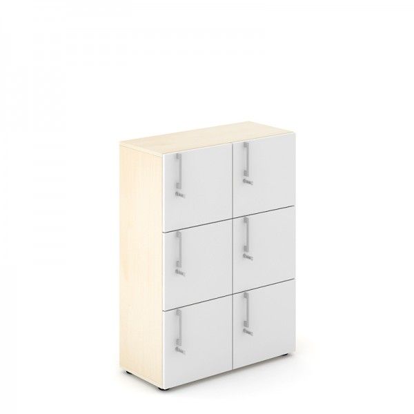 Schließfachschränke Flex Basic Locker mit 6 oder 8 Fächer - Gabler Büromöbel