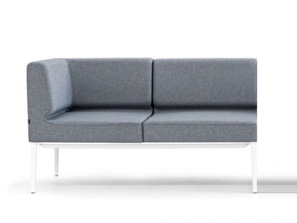 Actiu LONGO NOMADA LG23 2-Sitzer Sofa mit Armlehnen einseitig