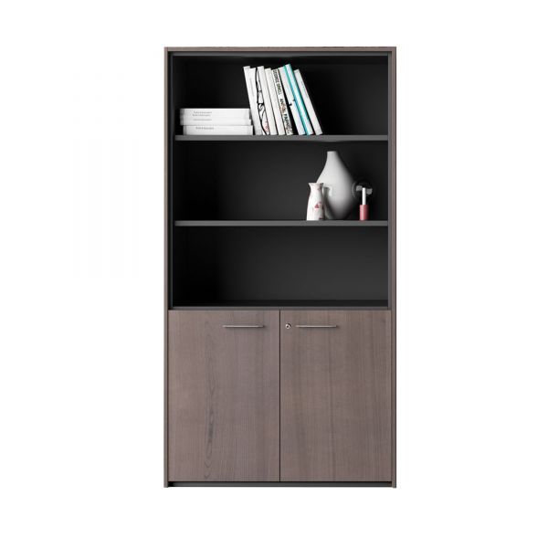 Frezza Passepartout 5OH Regal mit 2 Flügeltüren 90/100x36/46x195 cm (BxTxH)