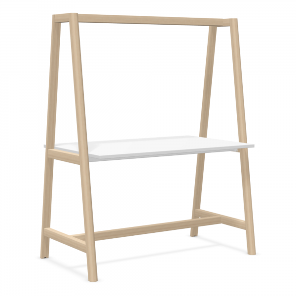 Simple Wood Meeting Point Tisch mit Aufbau für Blumenampel