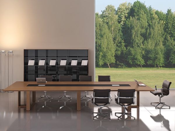 Bralco Arche Konferenztisch 480x160 in Echtholz Furnier