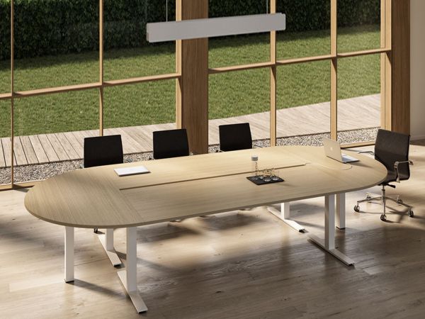 Bralco WINGLET Konferenztisch 364 x 164 cm in ovaler Tischform