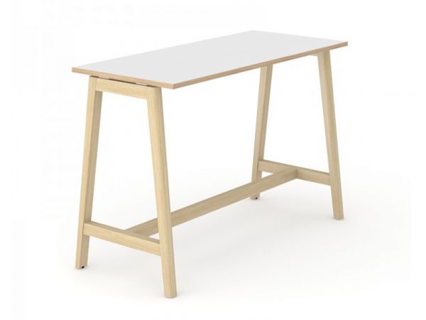 Stehtisch Simple Wood mit Tischplatte in Melamin